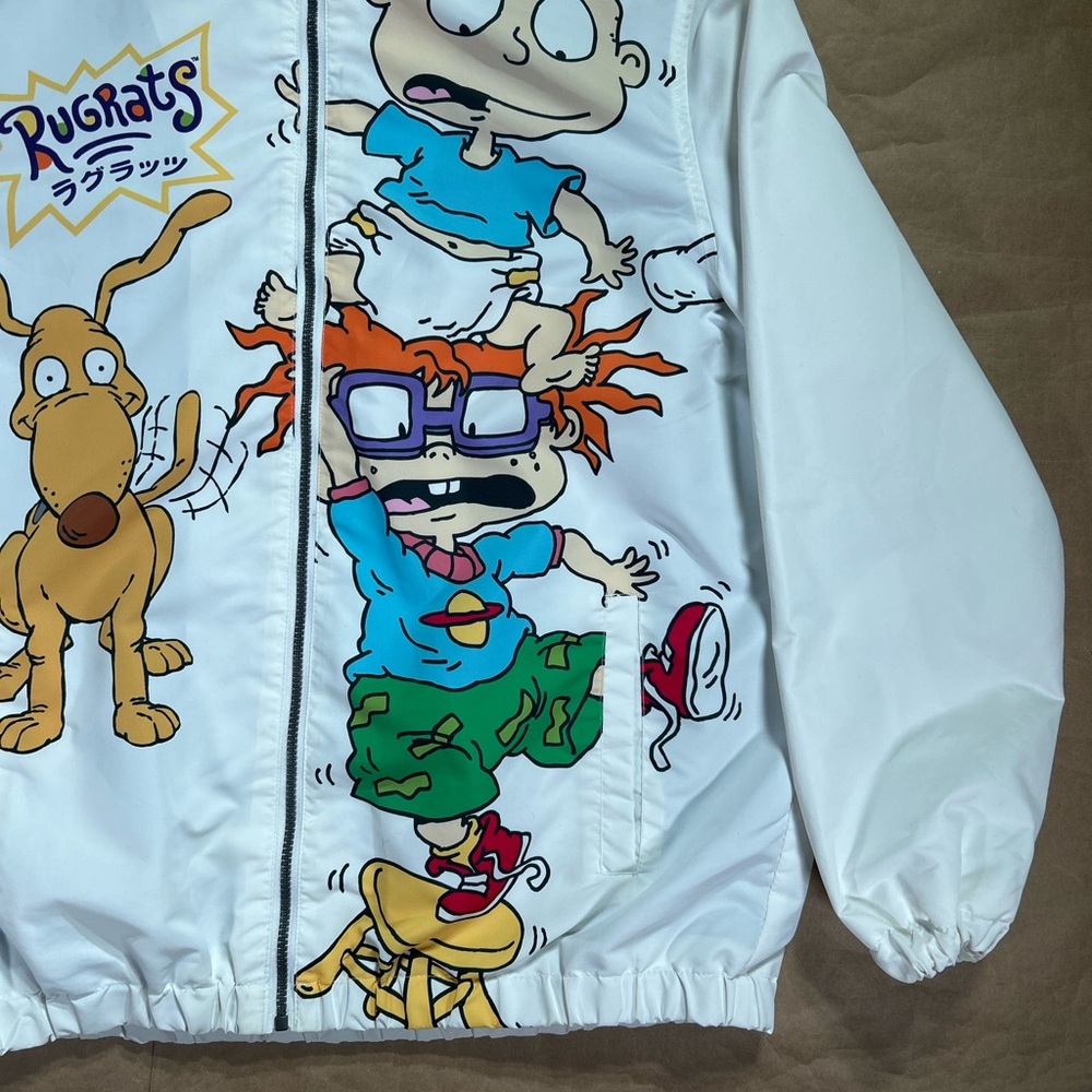 Members Only Jacket Nickelodeon Rug Rats Windbreaker Hoodie - Picture 2 of 7
